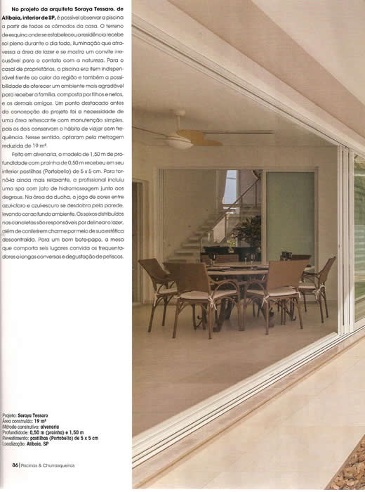 Imagem de Revista Piscinas & Churrasqueiras nº 81 - Arquitetura e Design
